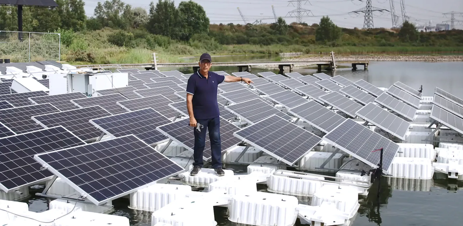 The floating solar panels that track the sun – BBC NEWS